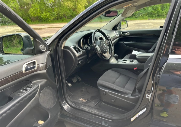 Jeep Grand Cherokee cena 62000 przebieg: 169388, rok produkcji 2012 z Biskupiec małe 106